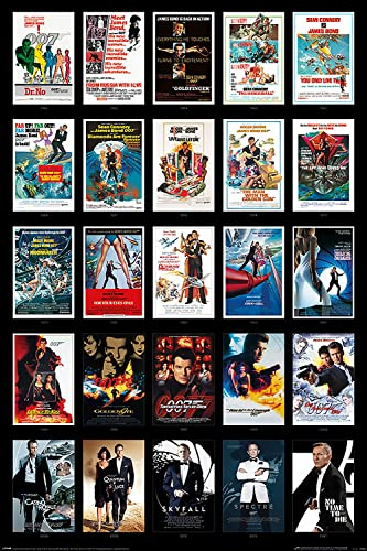 Pyramid International James Bond 007 - Poster collage di 25 poster