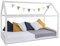 Ehrenkind® Hausbett PUR | Kinderbett Massivholz inkl. Lattenrost | 160x80 weiß
