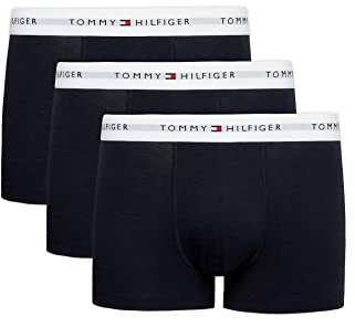 Tommy Hilfiger 3P Trunk Um0Um02761, Boxer, Uomo, Multicolore (Desert Sky/Desert Sky/Desert Sky), M