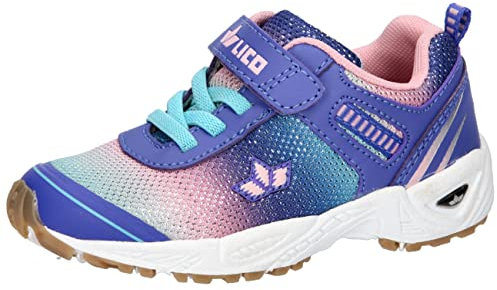 Lico Jungen Unisex Kinder Barney Hallenturnschuhe, rosa/lila/türkis, 25 EU