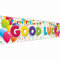 Viel Glück Banner und Dekoration - We Will Miss You Banner - Sorry Your Leaving Dekorationen - 180 x 40 cm (Weiß)