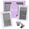 Wimpern Einzeln 208 PCS B&Q DIY Lash Clusters für Anfänger Wiederverwendbare Wimpernbüschel Einzelwimpern für Wimpernverlängerung zu Hause Individual Lashes Wimpern Extension(8-16MIX,B01+B02)