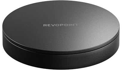 Revopoint Large Electric Turntable, Supports up to 200kg Load, Faster Scanning with Large Rotating Platform, Remote Control or App Adjustable Speeds, Compatible with RANGE/MIRACO 3D Scanner