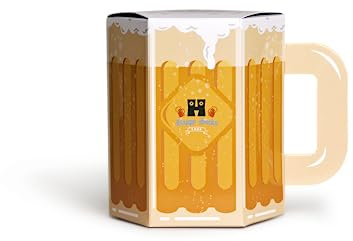 Happy Socks 3-Pack calzini stampati con birra per uomo e donna, scatole regalo colorati e divertenti con calzini fantasia taglia 36-40