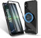 MeiyueEr Hülle für Sony Xperia 5 V - [Kompatibel mit Magsafe] 360 Grad Vorne und Rückseite Schutz Case Magnetische Adsorption Metallrahmen Handyhülle Case - Magnetic Schwarz