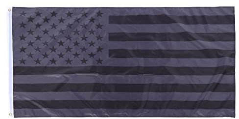 VINTORKY Bandiera Decorativa Usa 90x150cm Bandiera Americana Nera Con Occhiello in Metallo Durata Garantita