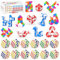 Vdealen Mini-Würfel-Puzzle-Partygeschenke, Schlangenwürfel, Zauberwürfel Spielzeug, Schulbelohnungen und Klassenzimmerpreis für Studenten, Geburtstagsparty-Dekoration für Kinder(24 Stück)