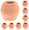 POPETPOP Macetas De CeráMica Miniatura Naranjas 8 Piezas De 2.3X2.3Cm para DecoracióN De Jardines En Miniatura Y Modelos De ConstruccióN