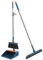Healeved Juego De Fregona con Escoba Y Recogedor: Juego De Recogedor De para Vestíbulo De 3 Piezas Juego De Recogedor Vertical Giratorio De Alta Resistencia con Mango Largo Kit De
