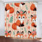 Verdunkelungsvorhänge mit Waldtiermotiven für Kinderzimmer, Babyzimmer, Verdunkelungsvorhänge, 2 Paneele, wärmeisoliert, 119,4 x 139,7 cm, A19