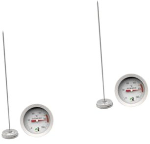 COLLBATH Ölthermometer Küche 2st Kochthermometer Grillthermometer Lebensmittelthermometer Digital Sirup Süßigkeiten-thermometer Marmeladen-thermometer