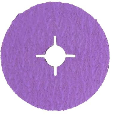 FASTPLUS 25 x Disque Fibre 125mm Fibre Disques papier abrasif Grain 60 Papier abrasif pour meuleuse d'angle Céramique Disques Abrasifs en Papier