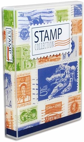 UniKeep Stamp Collection Organizer/Case - Holds 150 Stamps - Compact Size - Additional Pages Can Be Added (1.25 Inch Spine)