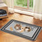 Tapis d'alimentation personnalisé pour Animaux de Compagnie - Tapis de gamelle personnalisé pour Chien et Chat avec Texte Photo, Cuir synthétique Absorbant avec Base en Caoutchouc antidérapant