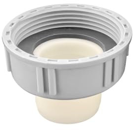 Qrity 1x Adaptateur de Tuyau de Vidange pour Évier de Cuisine, Écrou femelle de 45mm avec Noyau Φ32mm, Accessoires de raccord de tuyau Pour cuisine & salle de bain