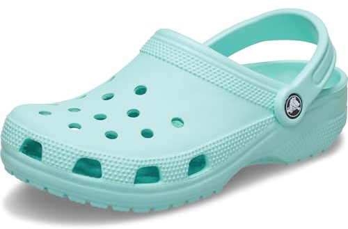 Crocs Unisex Classic, Clogs for Women and Men, Aquamarine, 13 UK