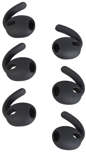 LLINthy 3 Paar Flexible Silikon Ohrhalter Ohrhaken Für Kopfhörer Für Sport Und Den Täglichen Gebrauch. Bequeme Kopfhörerabdeckungen