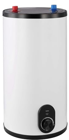 SIGO - Durchlauferhitzer 230v, Elektronischer Kompakter Boiler, Büro Werkstatt Ferienhaus Laden Dienstleistungsräume - Oberanschluss, 20 l, 2000 W - MILANO Weiß