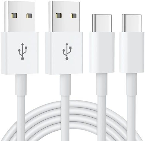 USB C Kabel [ 2Stück 3M ], USB Typ C Ladekabel Schnellladung für Samsung Galaxy S24 S23 S22 S21 S20 S10 S9 Note 10 9 8, IPhone 17 16 15, Google Pixel, Hawei, Xiaomi