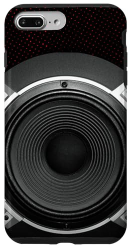 Carcasa para iPhone 7 Plus/8 Plus Altavoz Subwoofer Sonido Bajo Música Audiófilo
