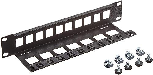 Triton Modulares 10â€œ-Patch-Panel für max. 10 Keystone-Module, schwarz RAL 9005