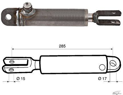 Pistone per Frenatura Rimorchio - Cermag 81232