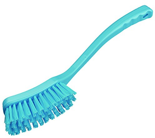 Hillbrush Hygiene D9B Professional Stiff 406 mm Long Handled Brush, Blue