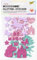 folia 23788 - Moosgummi Glitter Sticker, Unicorn, sortiert in 4 verschiedenen Farben, 37 Stück zum Verzieren und Dekorieren