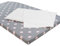 baby idea Materasso Lettino Campeggio con Cuscino Sfoderabile Pieghevole a Norma EN16890:2017 100% Cotone Oeko-tex® Interno Certificato Certipur™ 60x120x4 OMAGGIO Borsa da Viaggio (Pois Rosa)