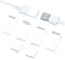 10PCS USB Port Protective Cover,USB A Male Anti Dust Plug Stopper Cap Cover Protector Lids USB Interface Protector for USB Male Ports (White)