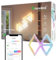 Nanoleaf Lines 60 Degrees Starter Kit, 9 Smart Light Bars LED RGBW - Backlit Modular Wi-Fi Colour Changing Wall Lights, Music & Screen Sync, Works with Alexa Google Assistant Apple Homekit, Room Decor