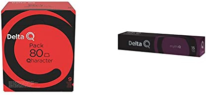 Delta Q Pack XL Qharacter - Café Cápsulas - Intensidad 9-80 Cápsulas & Delta Q MythiQ - Café Cápsulas - Intensidad 15-10 Cápsulas