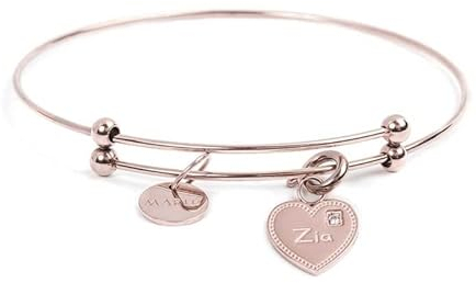gioielleria Marlu Damen-Armband Stahl rosé 15br094r Satz Tante, Silber
