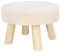Yardwe Petit Tabouret Rond Tabouret Bas Fleur De Bois Support Pour Plantes Dextérieur Supports De Pot Grande Plante Se Dresse à L'intérieur Support De Plantes En Bois Déshabiller Escabeau