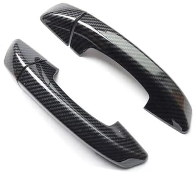 RIBONI Auto Türgriff Abdeckung Für VW Für Scirocco 3 Mk3 2008-2015 ABS Carbon Chrom Auto Seite Türgriff Abdeckung Trim Styling Auto Zubehör