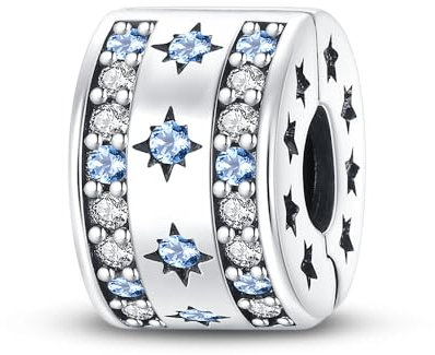 QIKAOLA Charm Anhänger für Frauen 925 Sterling Silber für Armband Charms Beads geeignet für Pandora Armband und Halskette, kompatibel mit europäischen Armbänder für Mädchen