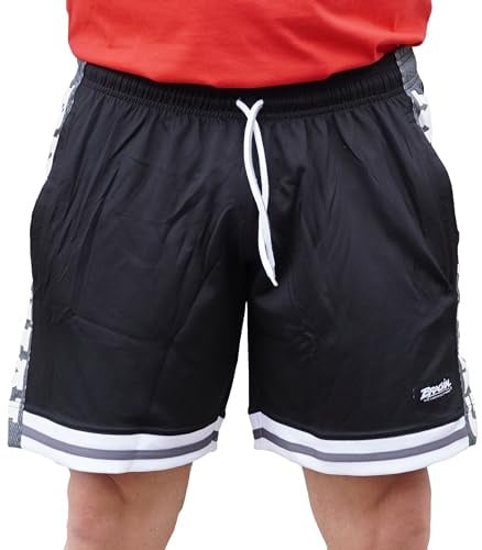 Brachial Premium Herrren Short Colors Schwarz 4XL - Kurze Hose für Bodybuilder Kraftsportler