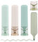 PEUTIER 4Pcs Glitter Highlighter, Niedliche Glitter Highlighter Marker Ästhetische Bibel Sparkly Highlighter Stift Keine Blutung Hervorhebung für Kinder Männer Frauen