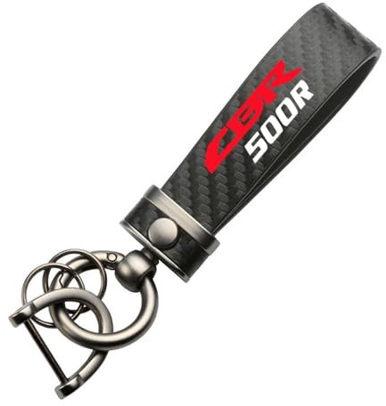XIXIMOTO Für CBR500R CBR 500R CBR 500R Motorrad Schlüsselanhänger Zinklegierung Kohlefaser Geschenke