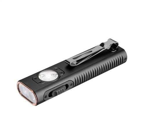 TrustFire Mini X3 Linterna EDC Recargable Con Luz Blanca, Foco, UV y Verde, 1050 Lúmenes, LED, 4 Fuentes de Luz, Para Aire Libre, Trabajo y Emergencias