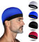 Tyqour 4 Stück Schlafmütze Fahrradmütze Unter Helm Seidig Wave Caps Helmmütze Fahrrad Helm Mütze Wellenkappe Elastic Fahrradhelm Mütze Beanie Cap für Schlafen Dusche