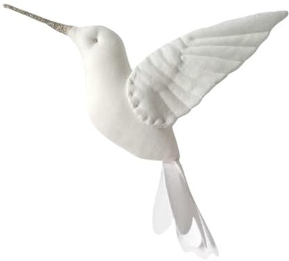 Sharplace -Anhänger, hängende Dekoration, kreativer Anhänger, Party-Tropfen, zum Aufhängen, Kinderzimmer-Mobile, dekoratives Vogel-Dekor, Weiß