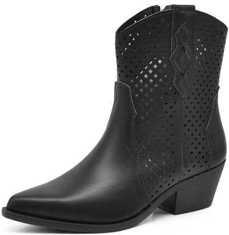 IF Fashion Scarpe da Donna Stivali Stivaletti Camperos Texani GA033 nero N.40