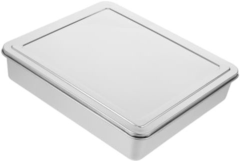 ULTECHNOVO 1stück Rechteckige Backform Mit Deckel Vielseitige Kuchen Und Lasagneform Für Tiramisu Mousse Und Design Für Backen Und Aufbewahren