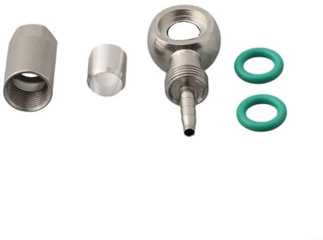 Hydraulikschlauchverbinder, Winkeleinsatz für MAGURA MT4/MT5/MT6/MT7/MT8 Fahrradbremssets, silberfarben (D)