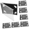 Sewroro 6pcs Cd Cases Disc Storage Organizers for Home Protective Cd Holders for Scratch Prevention and Dust Isolation