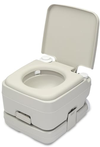 Bonnlo Camping Toilet with 12L Fresh Water & 10L Waste Tank, Portable Travel Toilets, Easy to Clean, Cassette Potty for RV Travel, Boat, Festival