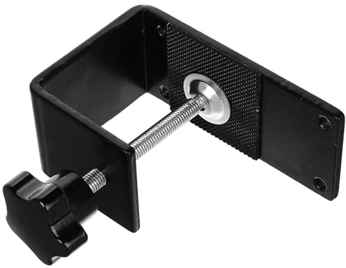 ELEOUTI Schalthebelständer und Verstellbarem Griffständer mit Tragbarem Design Eisen Schwarzer und Joystick Halterung für Rennspiel Montage Am Schreibtisch