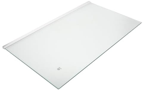 Clayette Verre Frigo, Étagère en Verre Trempé pour Réfrigérateur | Séparateur Intérieur pour Aliments Frais, Format 40x24 Cm, Support Stable, Usage la Cuisine Maison