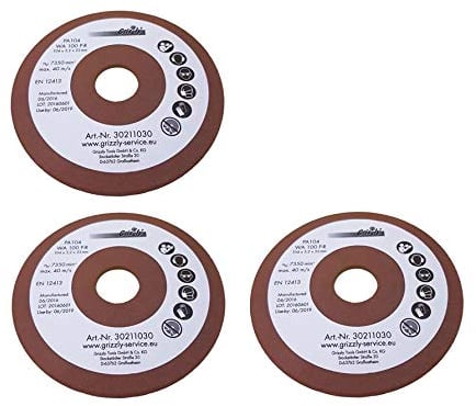 3x Florabest Schleifscheibe Kettenschärfgerät FSG 85 B1 IAN 109744